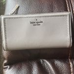 Kate Spade New ‘Patterson Drive’ Taupe Leather Bifold Snap Wallet Photo 7