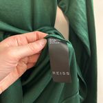 Reiss  Deep Green Long Sleeve V-Neck Top Photo 4