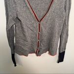 Melrose and Market Cardigan Sweater Gray Stripe Photo 2
