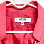 Jones Studio Jacket Women SZ 24W Single Button Hot Pink Coat Blazer Polyester Photo 1