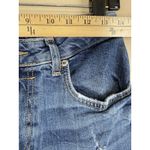 ZARA  Women’s Skinny Stretch Blue Jeans Size 30 Patch “Regret Nothing” Photo 7