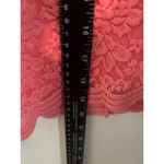 Torrid  1 Women's Coral Lace Floral‎ Mini Pencil Skirt 1x 14-16 Photo 6