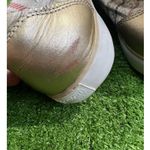 Coach  Shoes 9‎ B BARRETT Gold Plaid Casual Designer Sneakers Trendy Chic zz GUC Photo 6