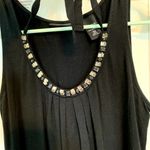 New York & Co. Women's Size Extra Small Black Beaded Top Photo 1