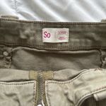 SO Olive Green Mini Skirt with Pockets Photo 2