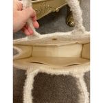 Shiraleah Hitched Collection Wedding Day Pearl Embellished "BRIDE" Boucle Tote Photo 5