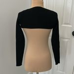 Hatch Black Ribbed Shoulder Sweater Shrug Size undefined Photo 2