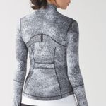 Lululemon 57. Define Jacket Luon Spray Jacquard White Black Photo 1