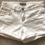 Forever 21 White Denim Shorts Photo 0