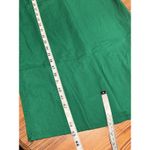 Madison Mathews NWOT Dress XS Kelly Green Embroidered Shift Cotton Kurti Slits Photo 10