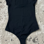 Free People Intimately  Black Square Neck Bodysuit Size Medium Photo 0