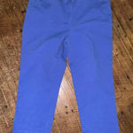 Chico's Chico’s So Slimming bright blue cropped 2.5/14 pants Photo 0