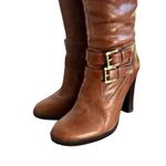 Ann Taylor Y2K 2000'S vtg. Brown Leather Buckle Knee High Loft Boots size 5 1/2 Photo 5