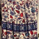 Penelope Rose Boho Floral Midi Dress Sz Large Fairy Garden White Photo 3