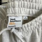 Aritzia TNA Grey Terry Fleece Mid Rise Boyfriend Sweatpant Pants Womens Small Photo 5