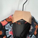 Theory  Multicolor Floral Jacquard Riding Blazer Jacket Button Front Equestrian 4 Photo 3