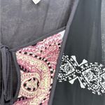 Free People  Boho hippie Ruffle Marla Dreams Butterfly Paisley Dress Size small Photo 6