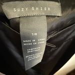 Suzy Shier 7/8  Black Satin Pants pants Photo 1