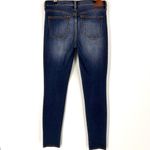 Johnny Was The Skimny Blue Jean Stretch Lux Denim Size 26 Printed Designer Dark Photo 3