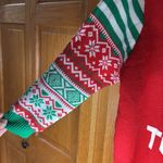 No Boundaries  Christmas Too Cute To Be Naughty Rudolph Red Sweater Juniors XXXL Photo 4