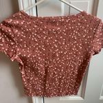 Flowery Baby Tee Pink Photo 1