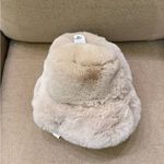 House of Harlow 1960 Cream White Faux Fur Bucket Hat NWT Brand New Winter Photo 1