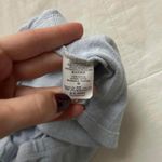 Brandy Melville Baby blue  ribbed pointelle pajama shorts Photo 3