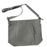 Genuine Leather Borse in Pelle Made in Italy Shoulder Bag Gray Photo 11