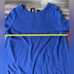 Soft Surroundings  Women's Reserva Sweater‎ Blue pleated Back Wool Blend Size XL Photo 6