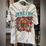 Urban Outfitters Sublime Graphic band tee tie dye beige colorful sun short sleeve oversized Photo 5