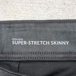 Lane Bryant NWT  High-Rise Super Stretch Skinny Black Coated Jeans Size 28 Photo 8