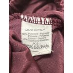 John Galt Burgundy Maroon Velvet Velour Mini Elastic Waist Lounge Shorts Size S Photo 4