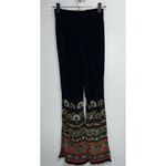 Patrons of Peace Palazzo Pants Womens Size S Boho Tribal Black Pull On Photo 2