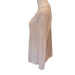 White + Warren cashmere pullover sweater side slits in cream M Tan Size M Photo 2