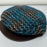 Tarnish Italy Boucle Newsboy Cap Blue Photo 0