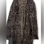 Alfani  WOMEN’S geometric eyelashes Yarn open front cardigan sweater Photo 0