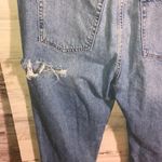 Forever 21 distressed washed jeans size 31 trendy holy jeans tapered bottoms Photo 4