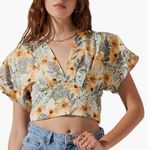 ASTR NWT satin crop Photo 0