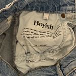 Boyish  the Zachary High Rise Skinny Jeans Stretch Size 25 Knee Distress Fray Hem Photo 2