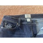 White House | Black Market Blame Dark Wash Jeans Sz 6 Floral Embroidery 32x42 Photo 2