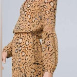 White House | Black Market Leopard Print Lace Trim Dress Size 0 Photo 1