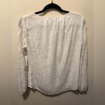 Donna Karan tie neck poet blouse sz 8 Photo 6