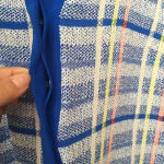 Stitch Fix  PIXLEY‎ Blue Plaid Henley Blouse Photo 5