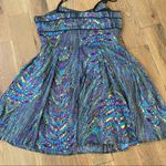JACK  Womans Blue Fit & Flare Dress Size Medium Photo 4