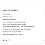 Seafolly  Raffia Cowgirl Hat in Natural Photo 1