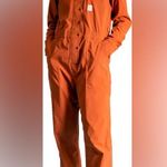 Topo Designs  Brick Orange Utility Coveralls Jumpsuit M Photo 2