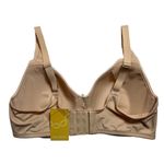 Delimira Lined Underwire Bra Size 34C NEW Neutral Minimalist Intimates Stretch Tan Photo 1