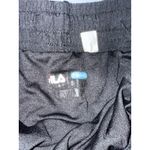 FILA  Athletic Running Shorts Black‎ Pink White Trim Drawstring Activewear Photo 1