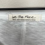 Free People  We The Free On My Mind V Neck Dolman Sleeve Relaxed Shirt White Sm Photo 5