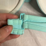 PINK - Victoria's Secret PINK Victoria’s Secret Light Blue Bikini Top Size 34DD – Push-Up Swim Top Photo 9